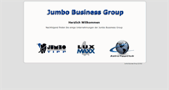 Desktop Screenshot of jumbobusinessgroup.com